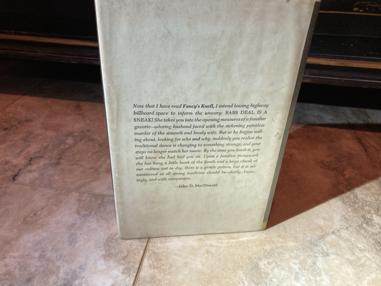 Babs H. Deal Fancy's Knell First Edition Hardcover 1966 Dust Jacket Ex-Lib