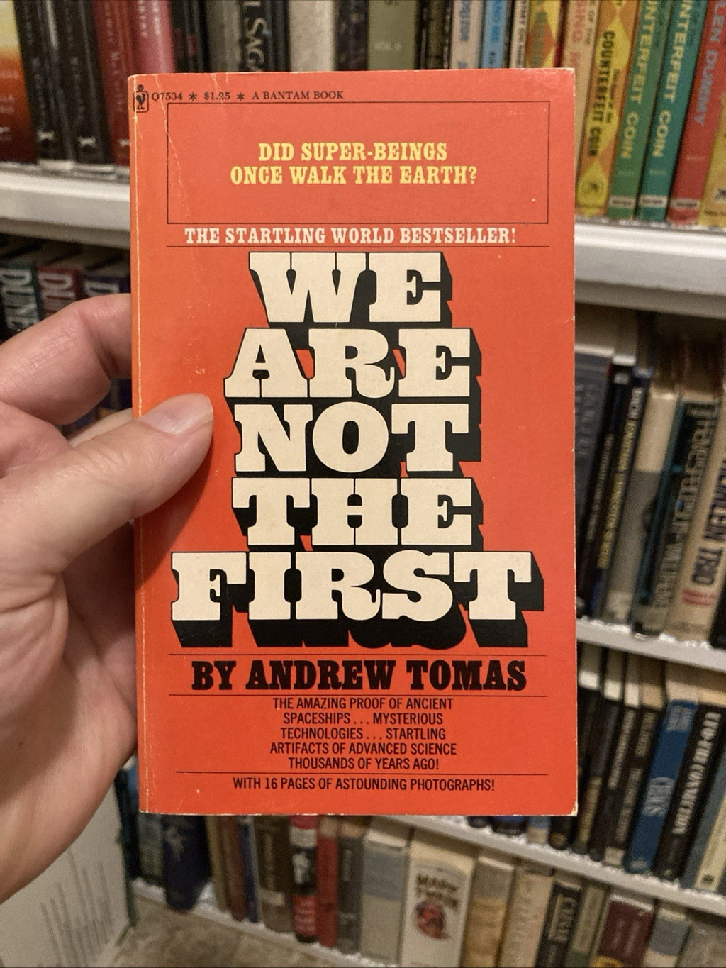 Andrew Tomas We Are Not The First Bantam Books 1973 Vintage Ancient Science