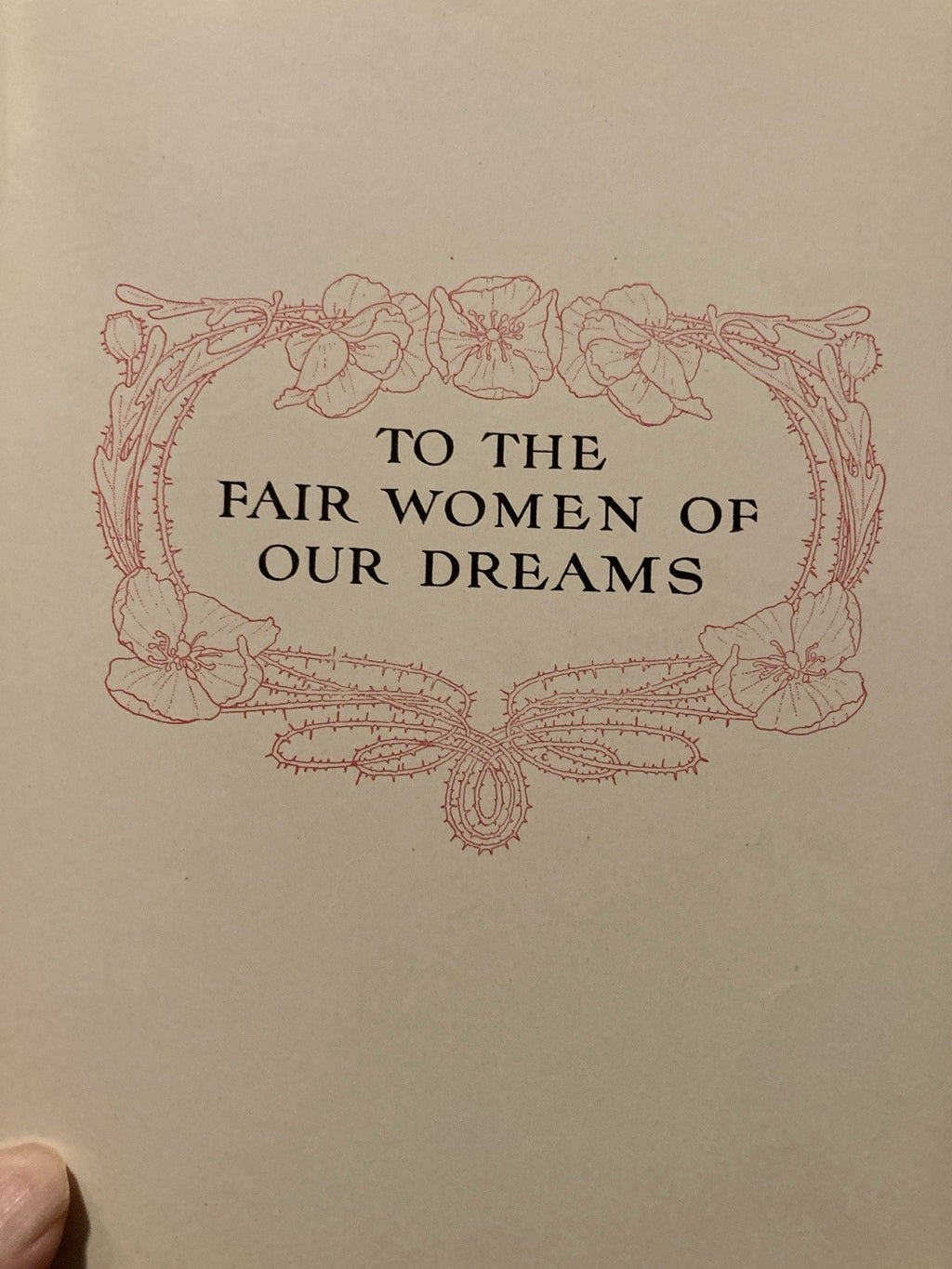 A Dream of Fair Women Illustrated Harrison Fisher Hardcover 1907 