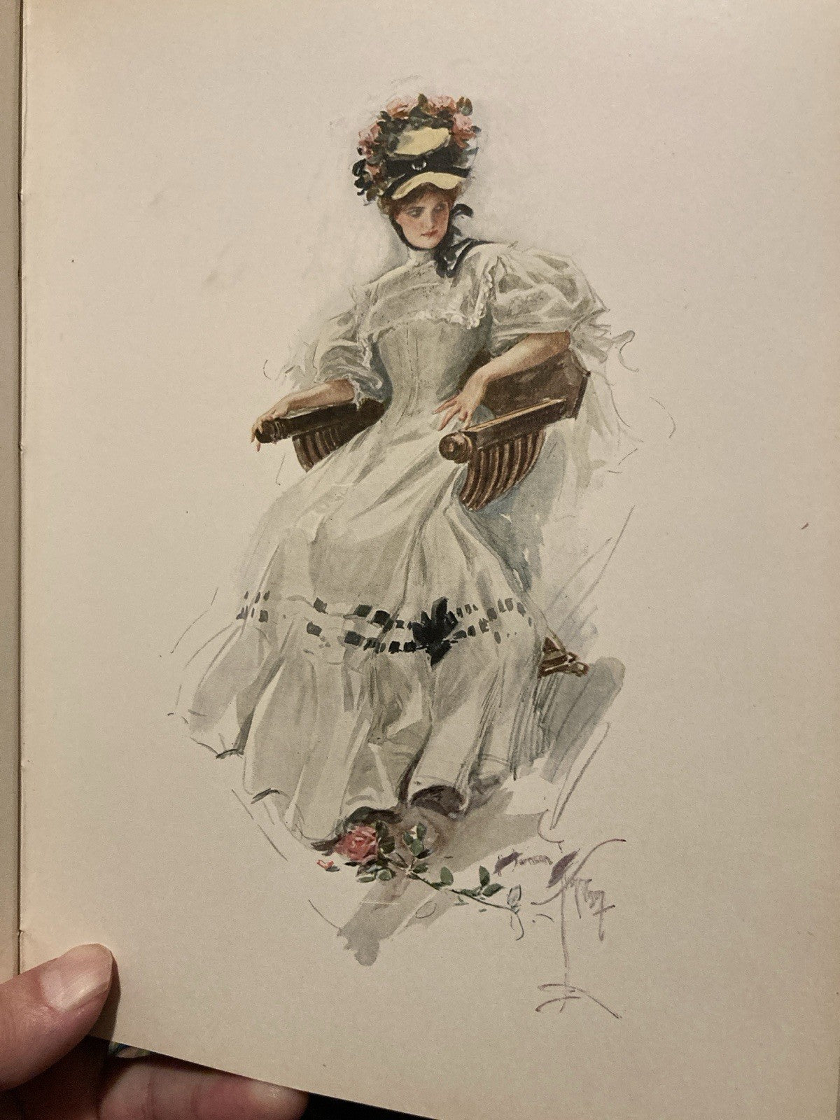 A Dream of Fair Women Illustrated Harrison Fisher Hardcover 1907 