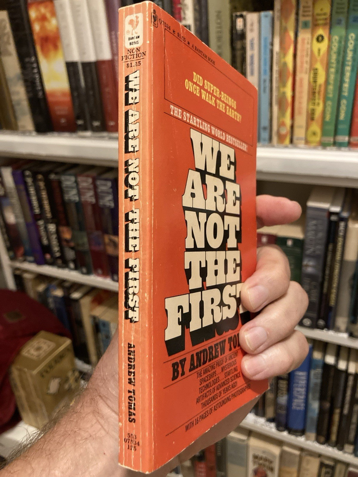 Andrew Tomas We Are Not The First Bantam Books 1973 Vintage Ancient Science