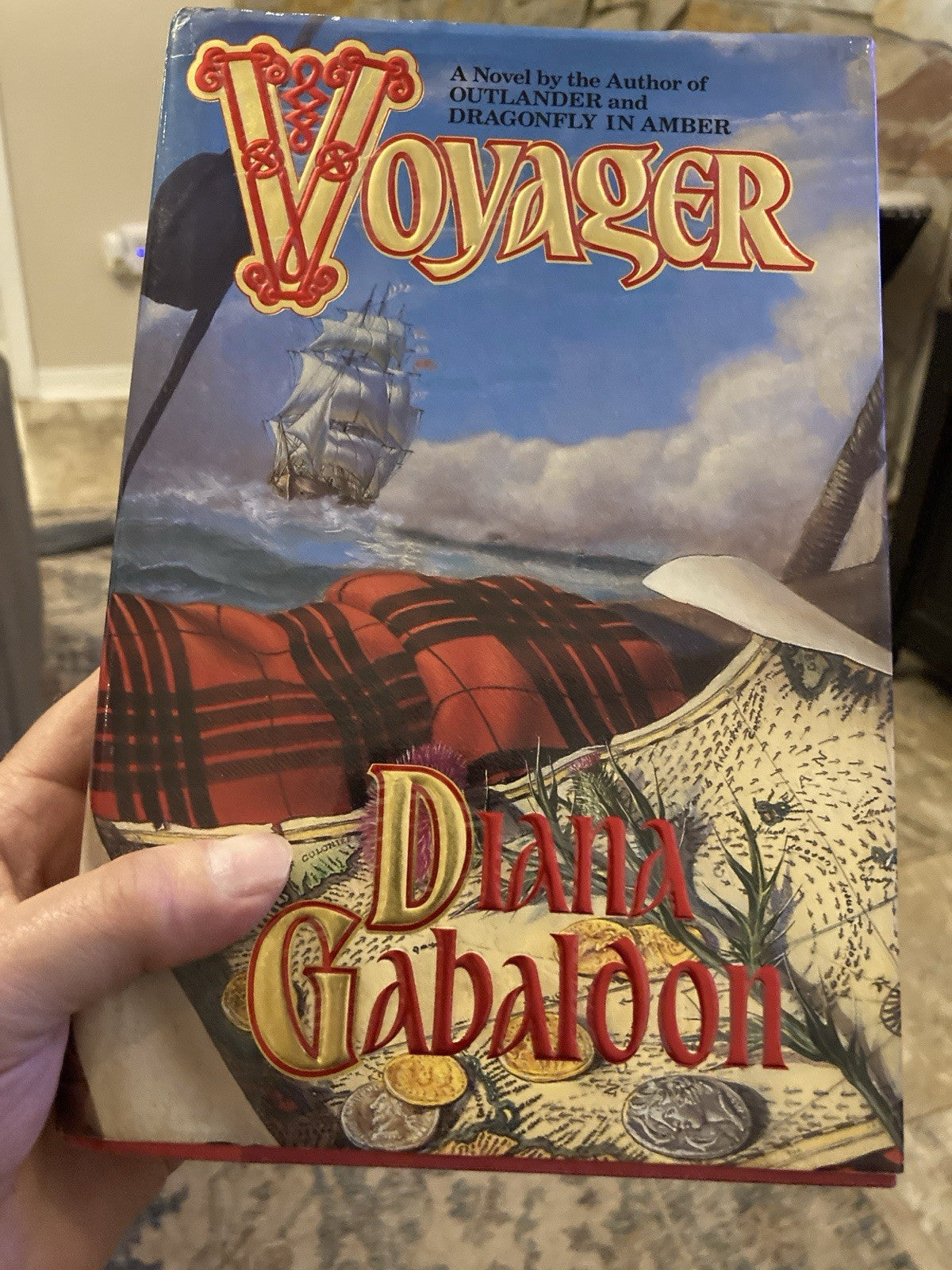 Diana Gabaldon "Voyager" 1994 2nd Printing-very solid clean book