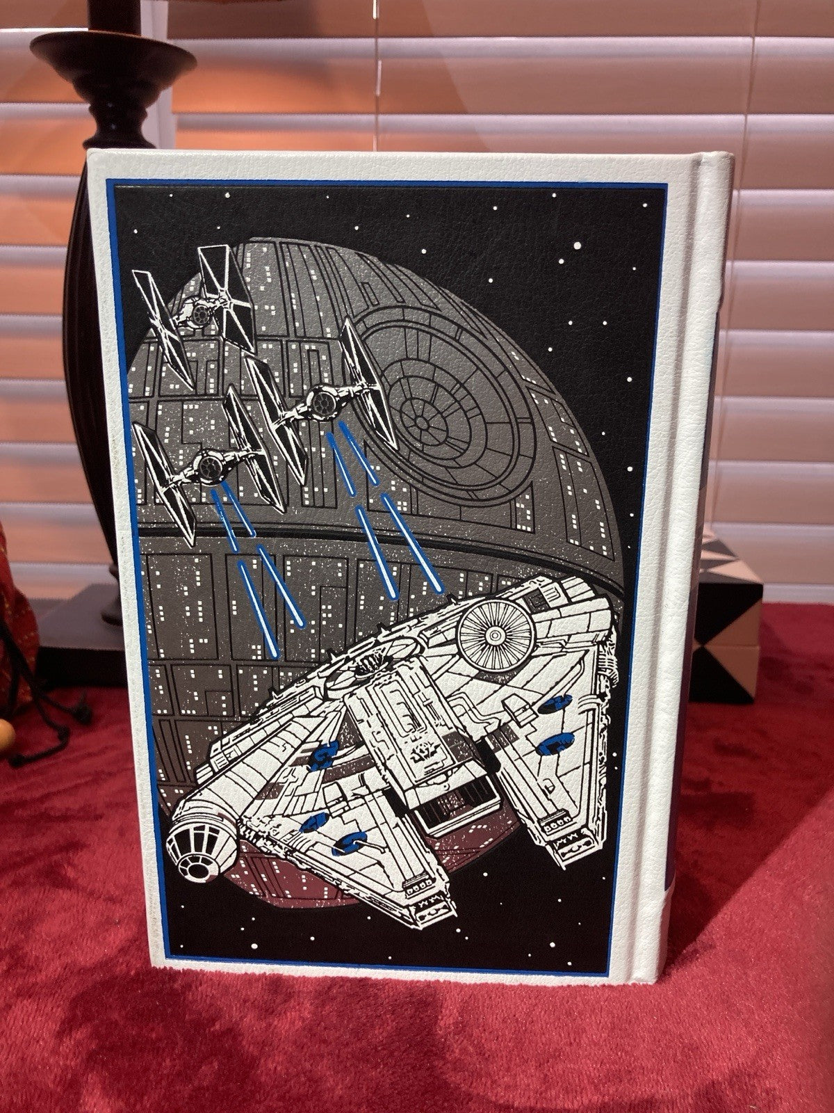 First Edition Star Wars Trilogy Leather Bound 2015 by George Lucas w/poster