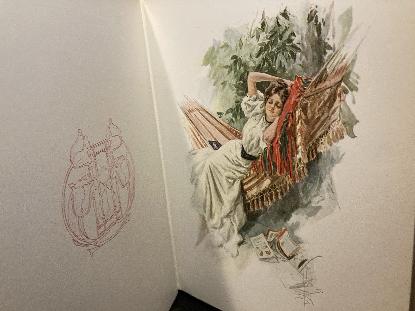 A Dream of Fair Women Illustrated Harrison Fisher Hardcover 1907 