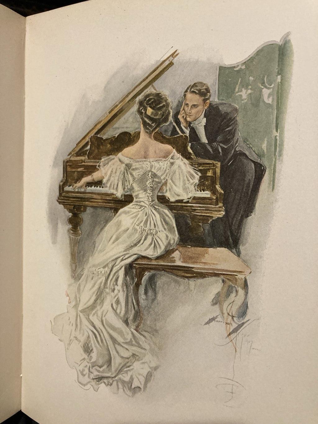 A Dream of Fair Women Illustrated Harrison Fisher Hardcover 1907 