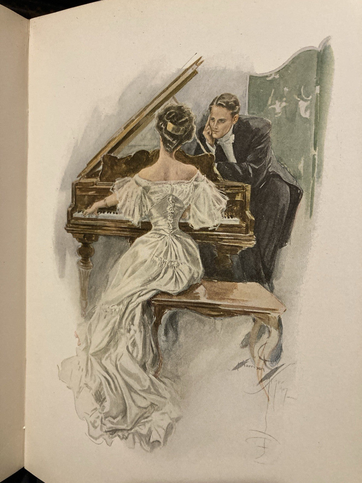 A Dream of Fair Women Illustrated Harrison Fisher Hardcover 1907 