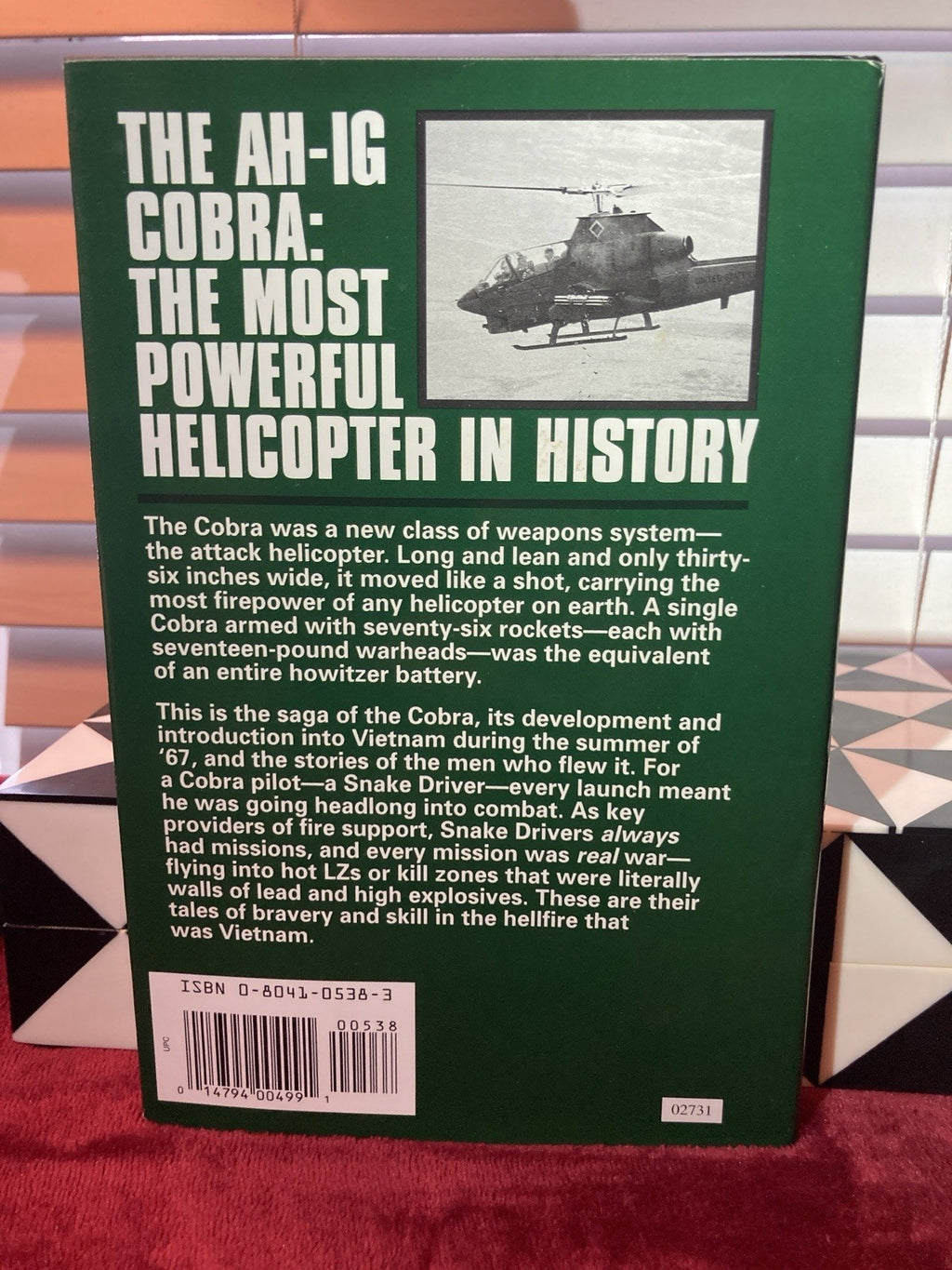 2-Vietnam War Books, Snake Driver! Cobras in Vietnam & The Beast Was Out There