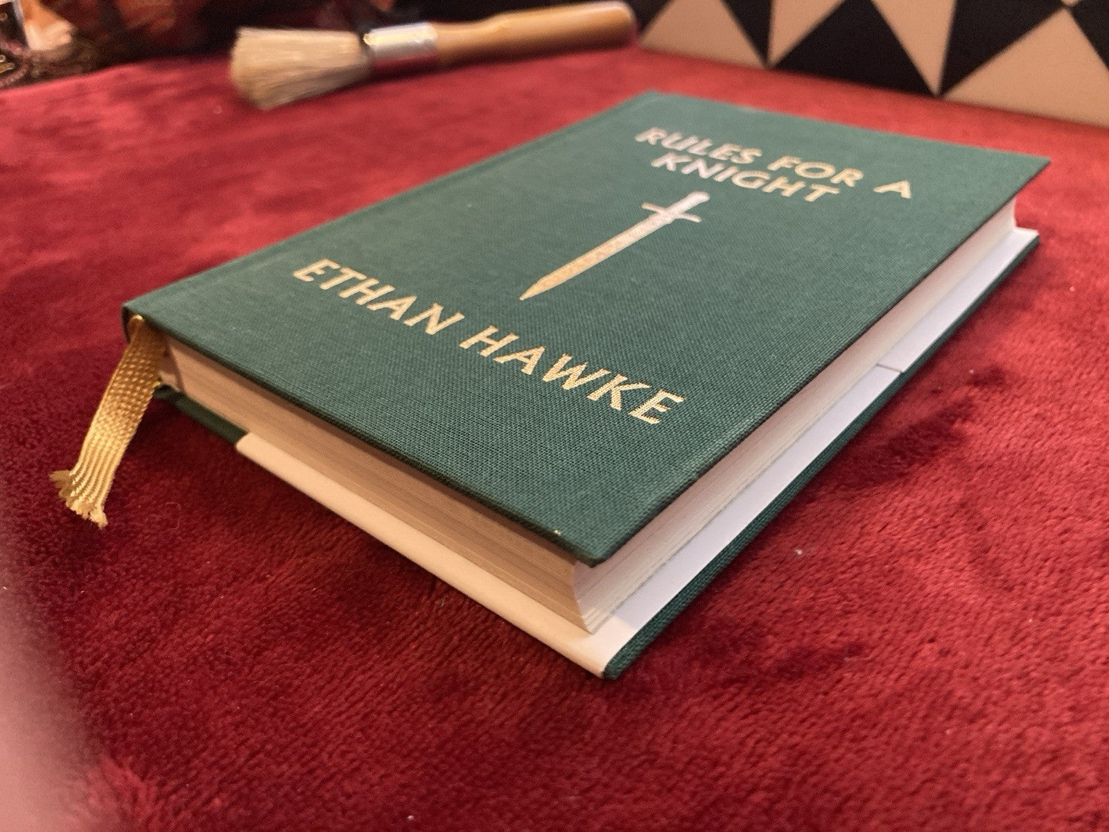 Ethan Hawke Rules for a Knight Knopf First Edition Hardcover 2015 Fiction