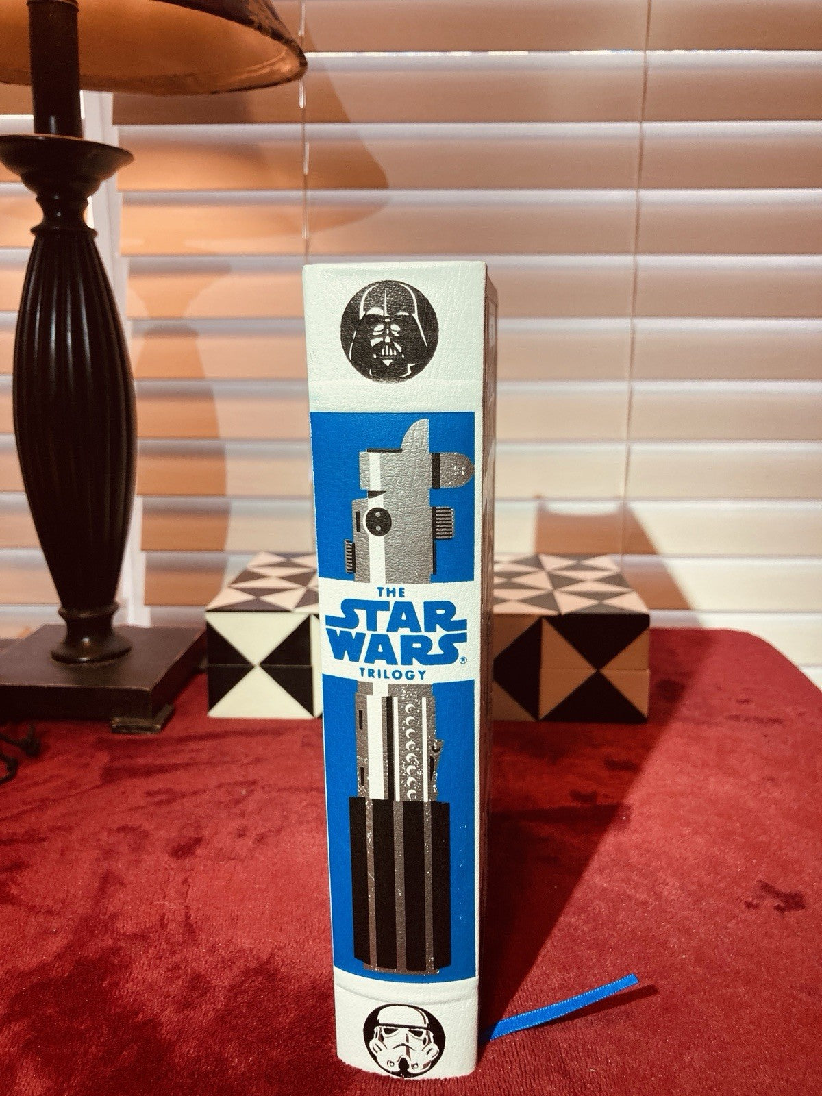 First Edition Star Wars Trilogy Leather Bound 2015 by George Lucas w/poster