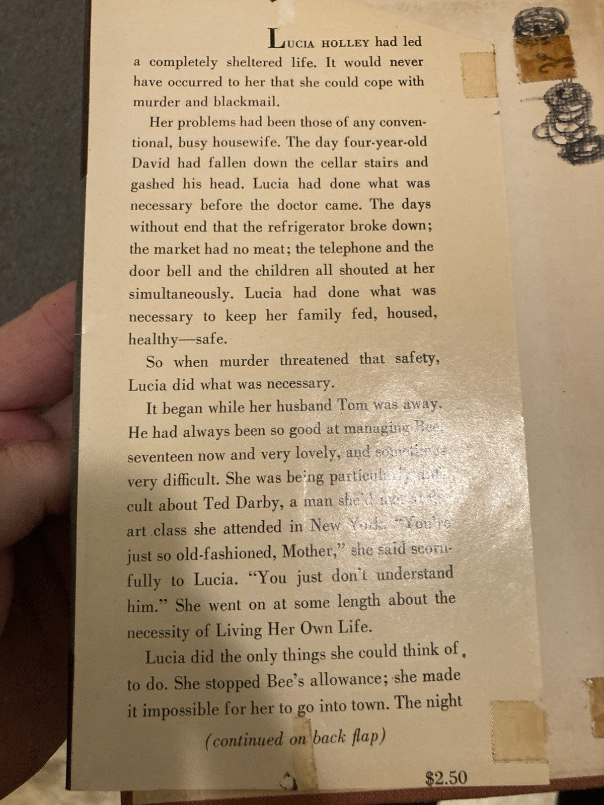 Elisabeth Sanxay Holding The Blank Wall First Edition Hardcover /w Jacket 1947