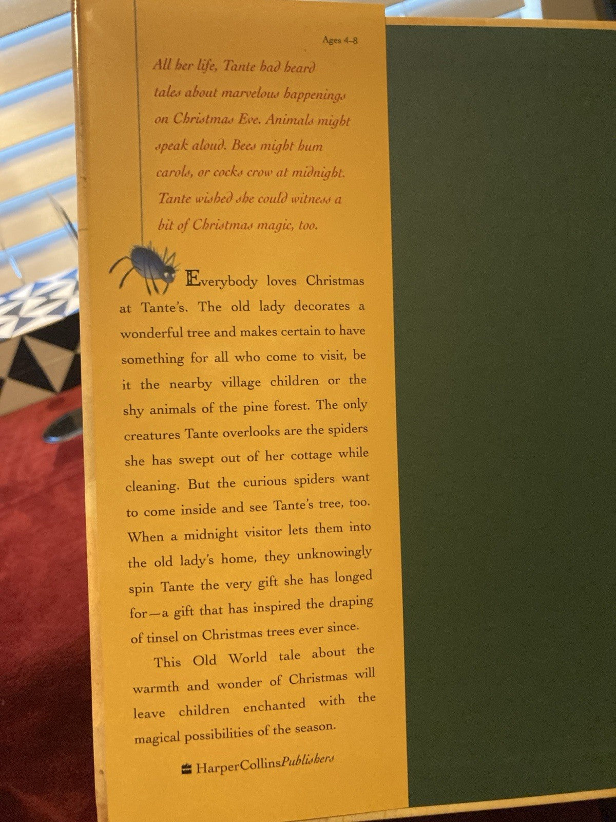 Cobweb Christmas Shirley Climo Jane Manning Hardcover w/dust jacket 2001 