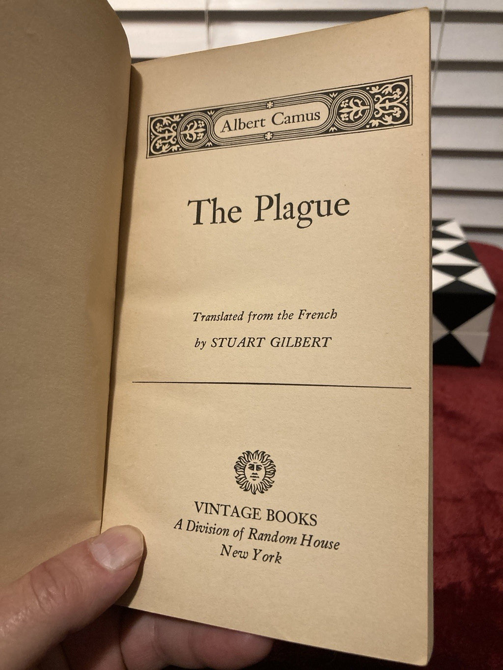 Albert Camus The Plague Vintage Books Paperback First Edition 1972 Fiction